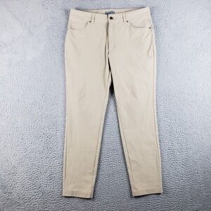 VRST Limitless Pants Mens 33x30 (32x28) Beige 4 Way Stretch Slim Fit Casual